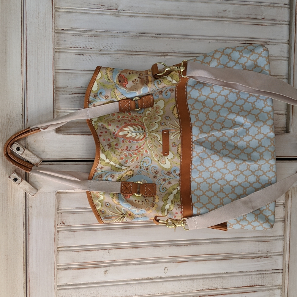 Dena designs, Kumari north south canvas tote.